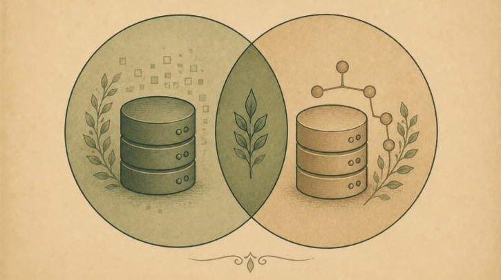 Illustration comparing AncestryDNA and MyHeritage for Irish research