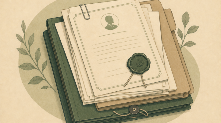 Illustration of documents required for Irish Foreign Birth Registration