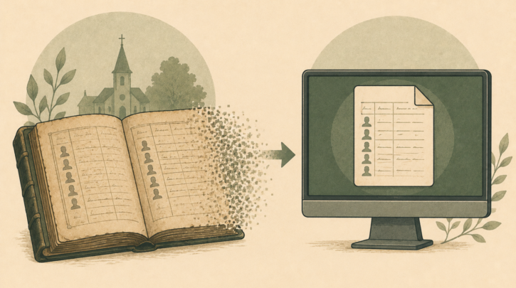 Illustration of searching Ireland's free civil records portal